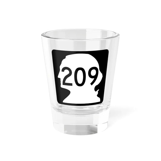 WA-209 (Washington) (Road Sign) Shot Glass 1.5oz 1.5oz - Go Mug Yourself