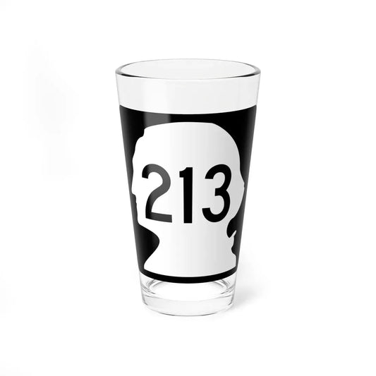 WA-213 (Washington) (Road Sign) Pint Glass 16oz 16oz - Go Mug Yourself
