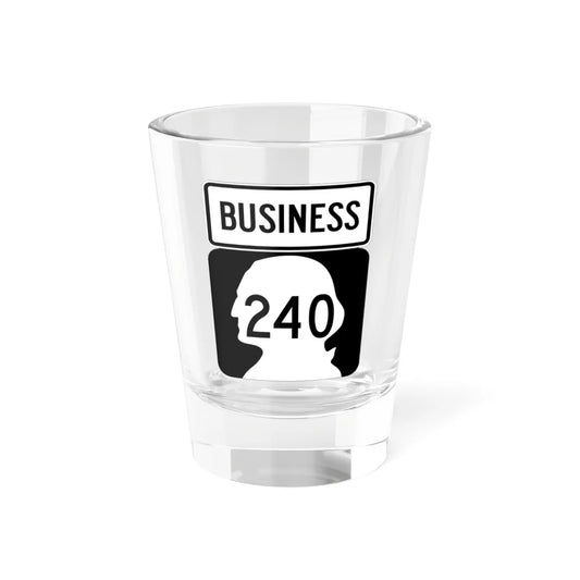 WA-240 Business (Washington) (Road Sign) Shot Glass 1.5oz 1.5oz - Go Mug Yourself