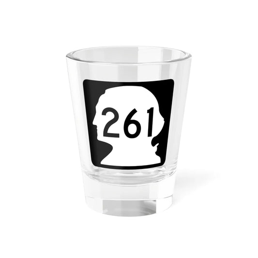 WA-261 (Washington) (Road Sign) Shot Glass 1.5oz 1.5oz - Go Mug Yourself