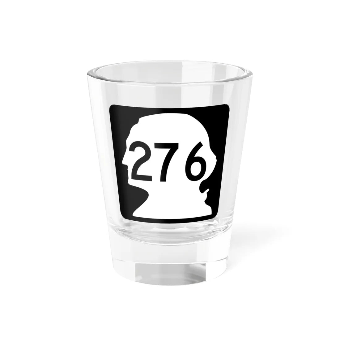 WA-276 (Washington) (Road Sign) Shot Glass 1.5oz 1.5oz - Go Mug Yourself