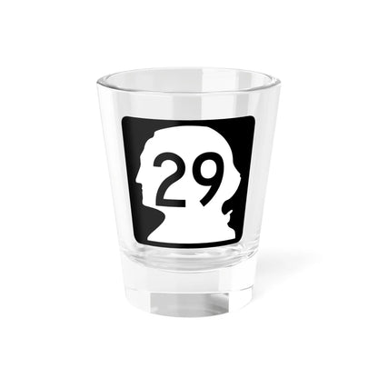 WA-29 (Washington) (Road Sign) Shot Glass 1.5oz 1.5oz - Go Mug Yourself