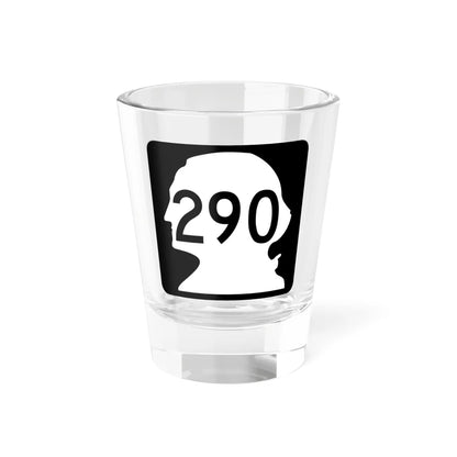 WA-290 (Washington) (Road Sign) Shot Glass 1.5oz 1.5oz - Go Mug Yourself