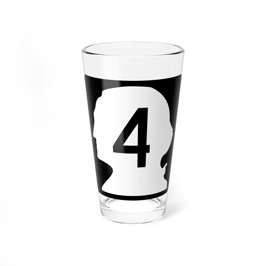WA-4 (Washington) (Road Sign) Pint Glass 16oz 16oz - Go Mug Yourself