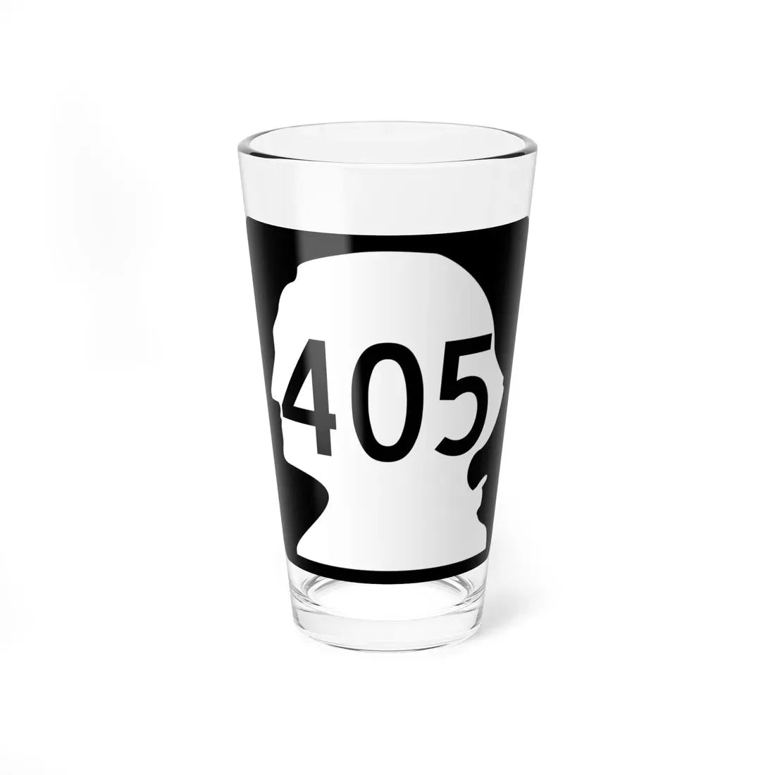 WA-405 (Washington) (Road Sign) Pint Glass 16oz 16oz - Go Mug Yourself