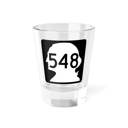 WA-548 (Washington) (Road Sign) Shot Glass 1.5oz 1.5oz - Go Mug Yourself