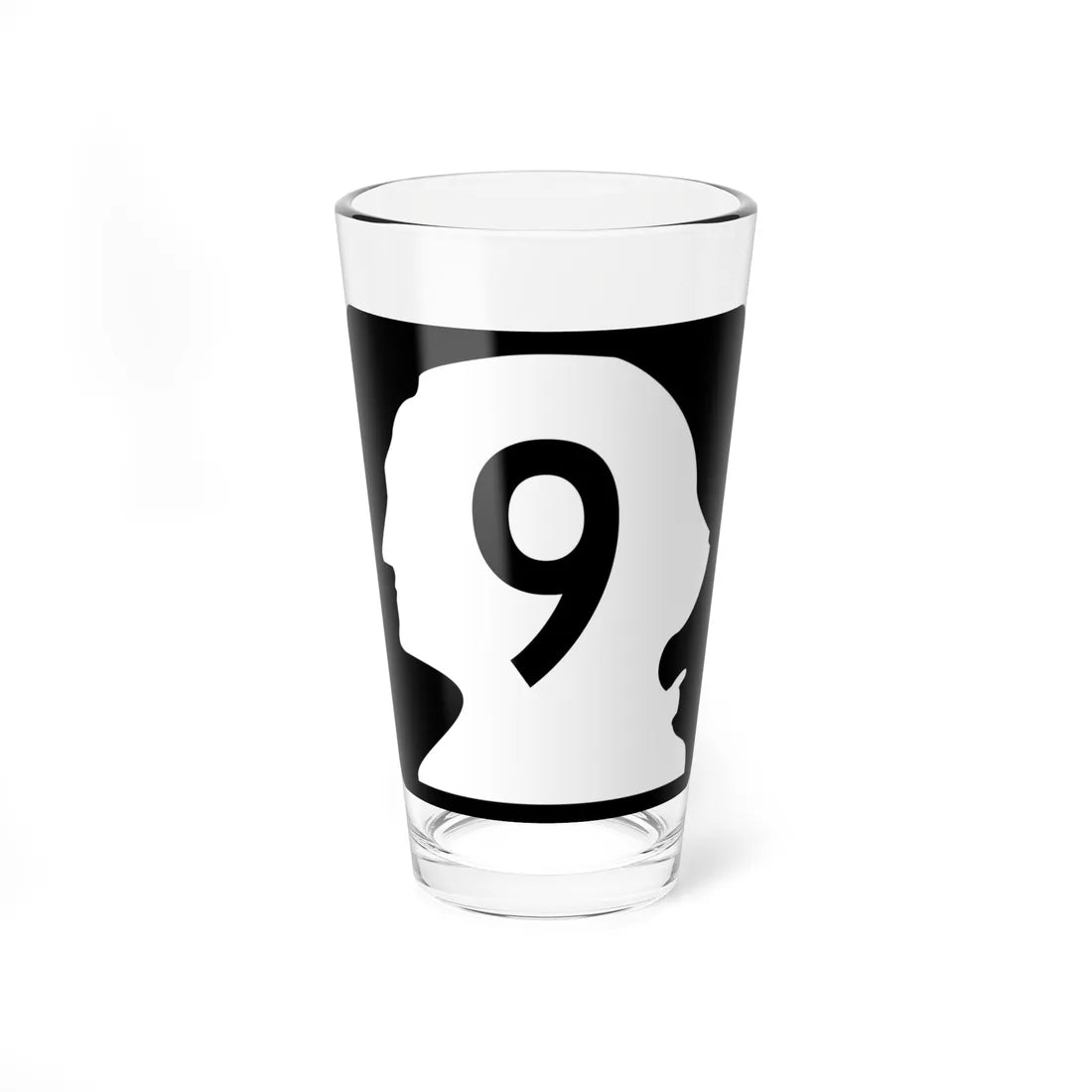 WA-9 (Washington) (Road Sign) Pint Glss 16oz 16oz - Go Mug Yourself