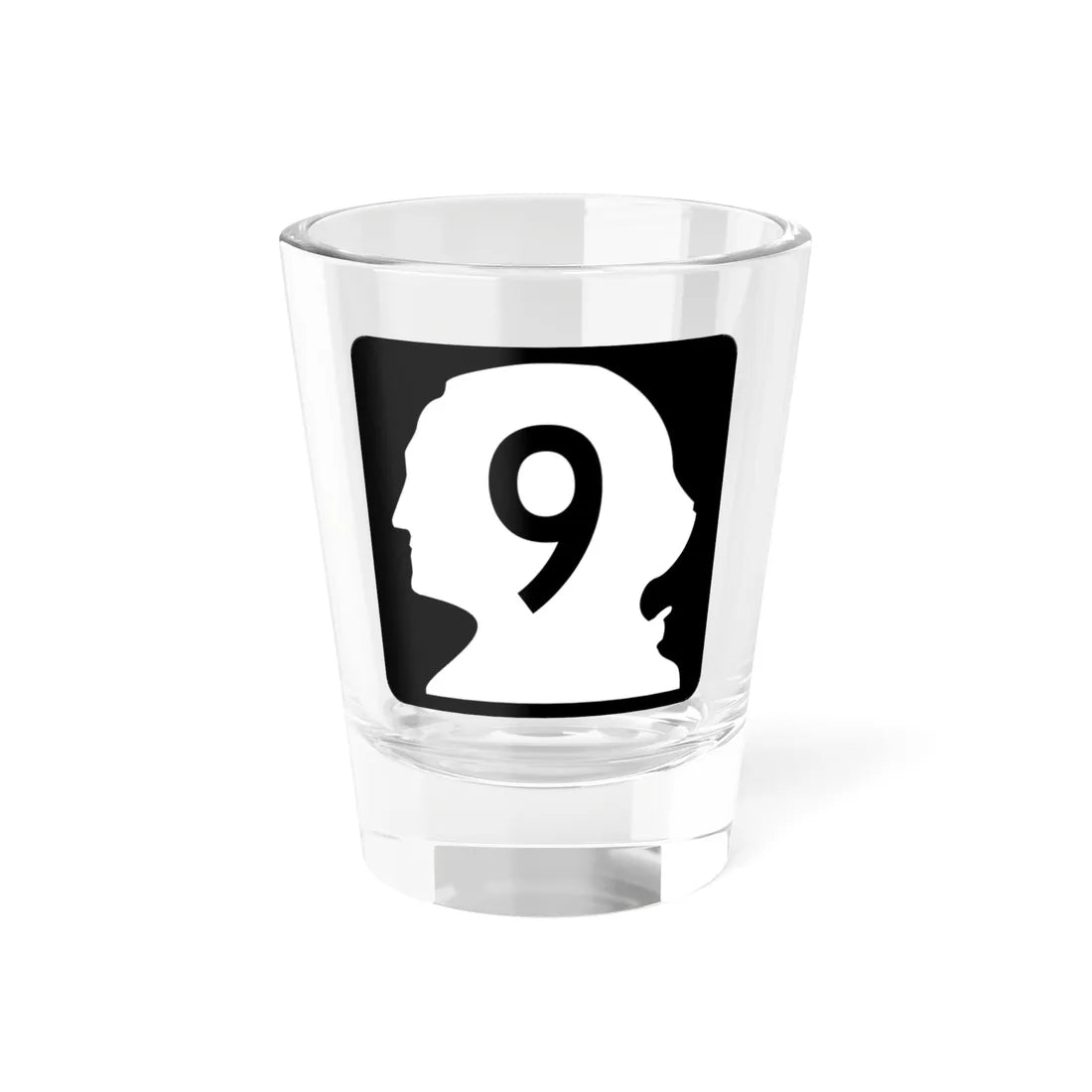 WA-9 (Washington) (Road Sign) Shot Glass 1.5oz 1.5oz - Go Mug Yourself