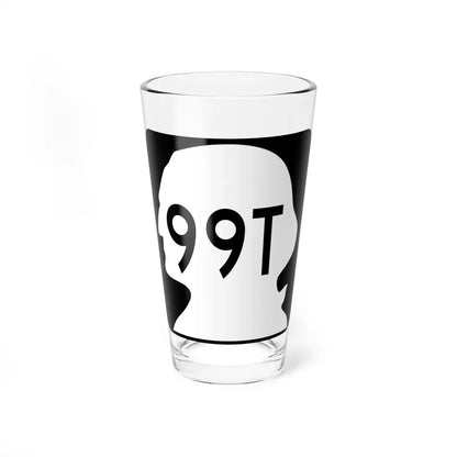 WA-99T (Washington) (Road Sign) Pint Glass 16oz 16oz - Go Mug Yourself