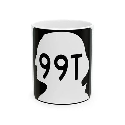 WA-99T (Washington) (Road Sign) White Coffee Mug 11oz - Go Mug Yourself