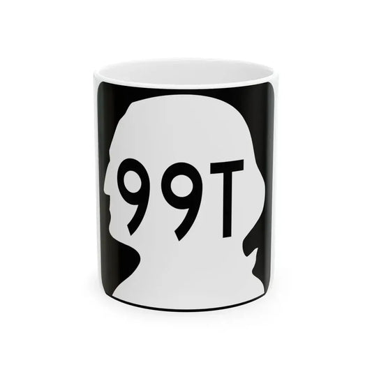 WA-99T (Washington) (Road Sign) White Coffee Mug 11oz - Go Mug Yourself