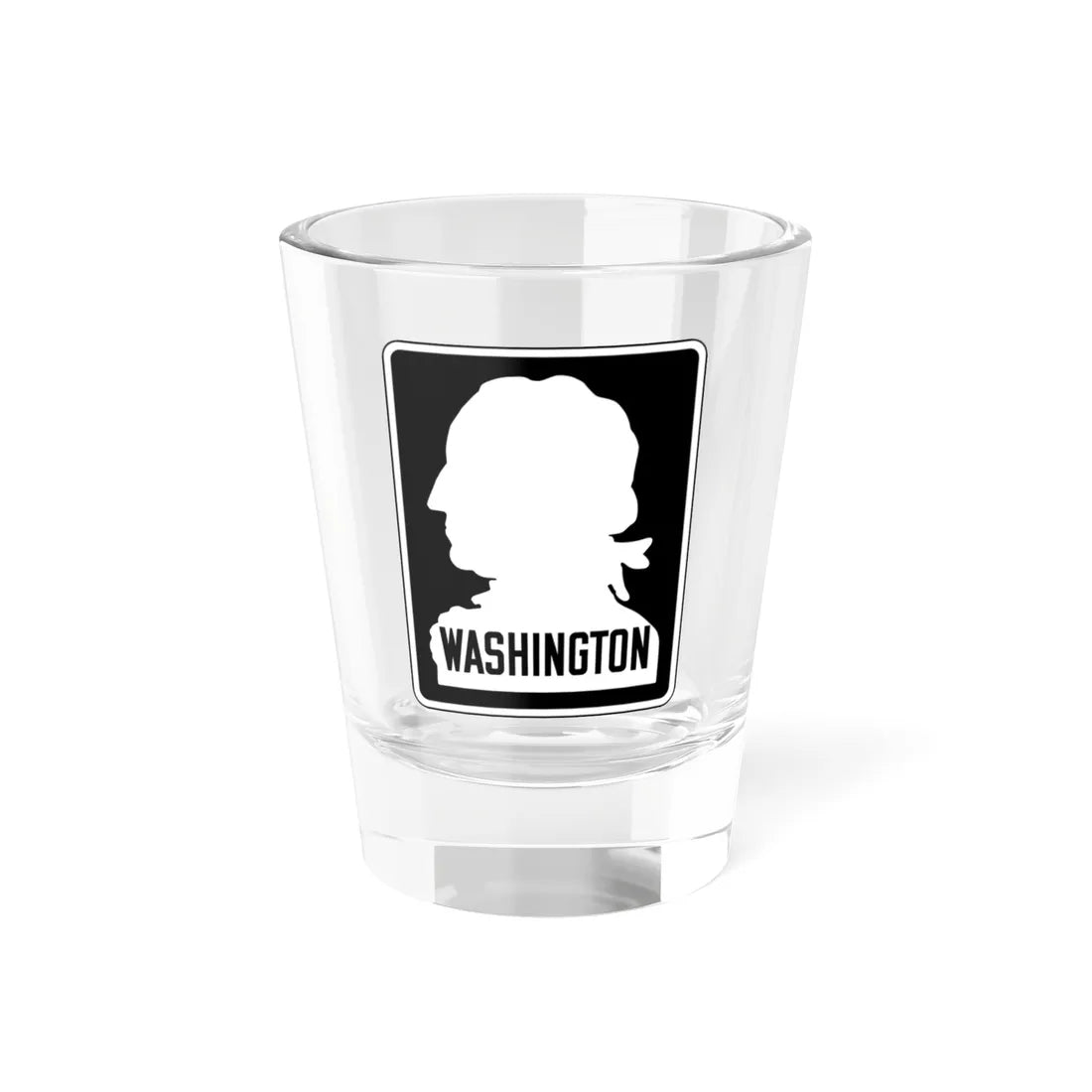 WA-PSH blank (Washington) (Road Sign) Shot Glass 1.5oz 1.5oz - Go Mug Yourself