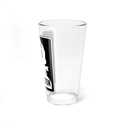 WA-PSH16 (Washington) (Road Sign) Pint Glass 16oz - Go Mug Yourself