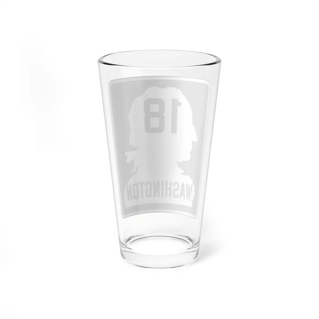WA-PSH18 (Washington) (Road Sign) Pint Glass 16oz - Go Mug Yourself