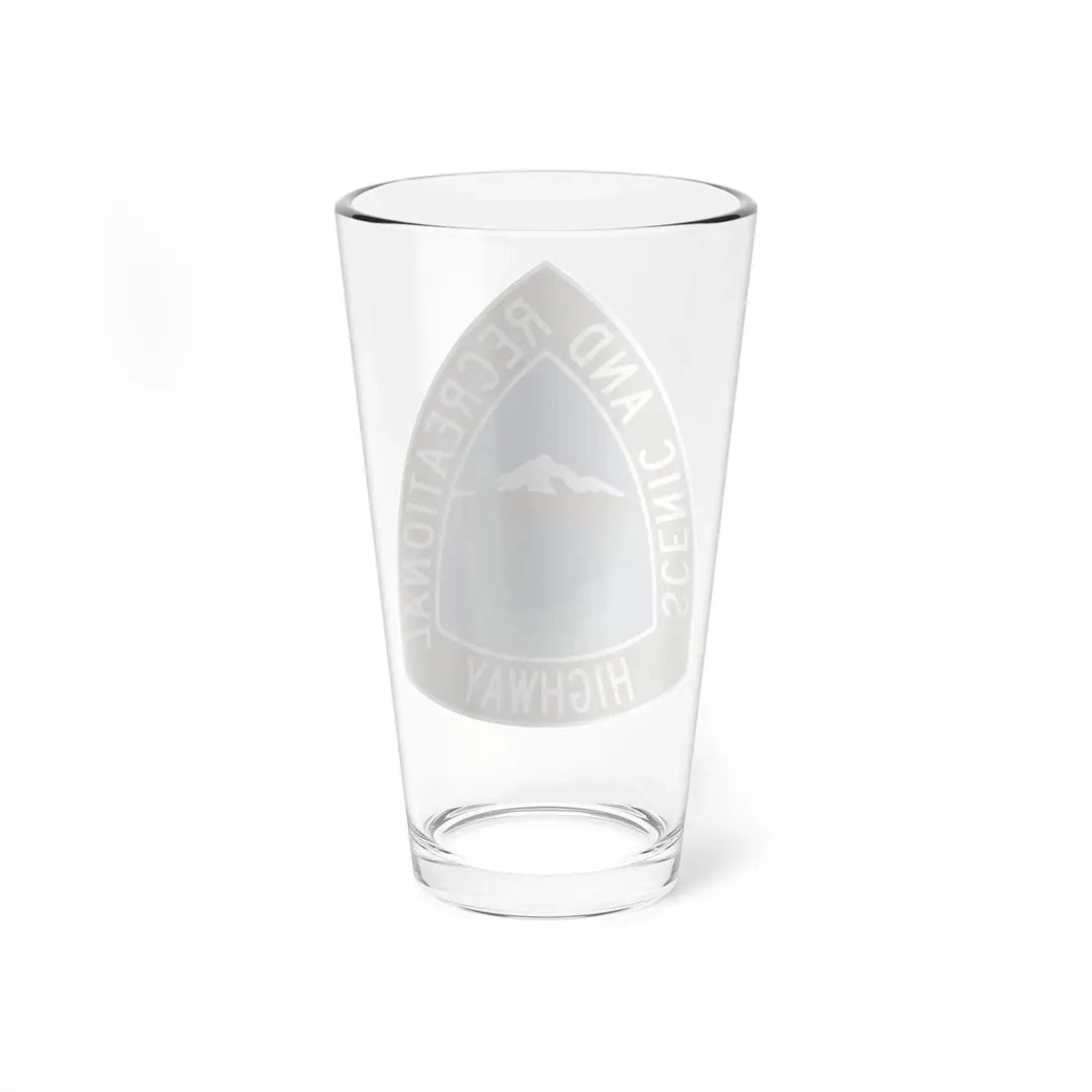 WA Scenic and Recreational Highway (Washington) (Road Sign) Pint Glass 16oz - Go Mug Yourself