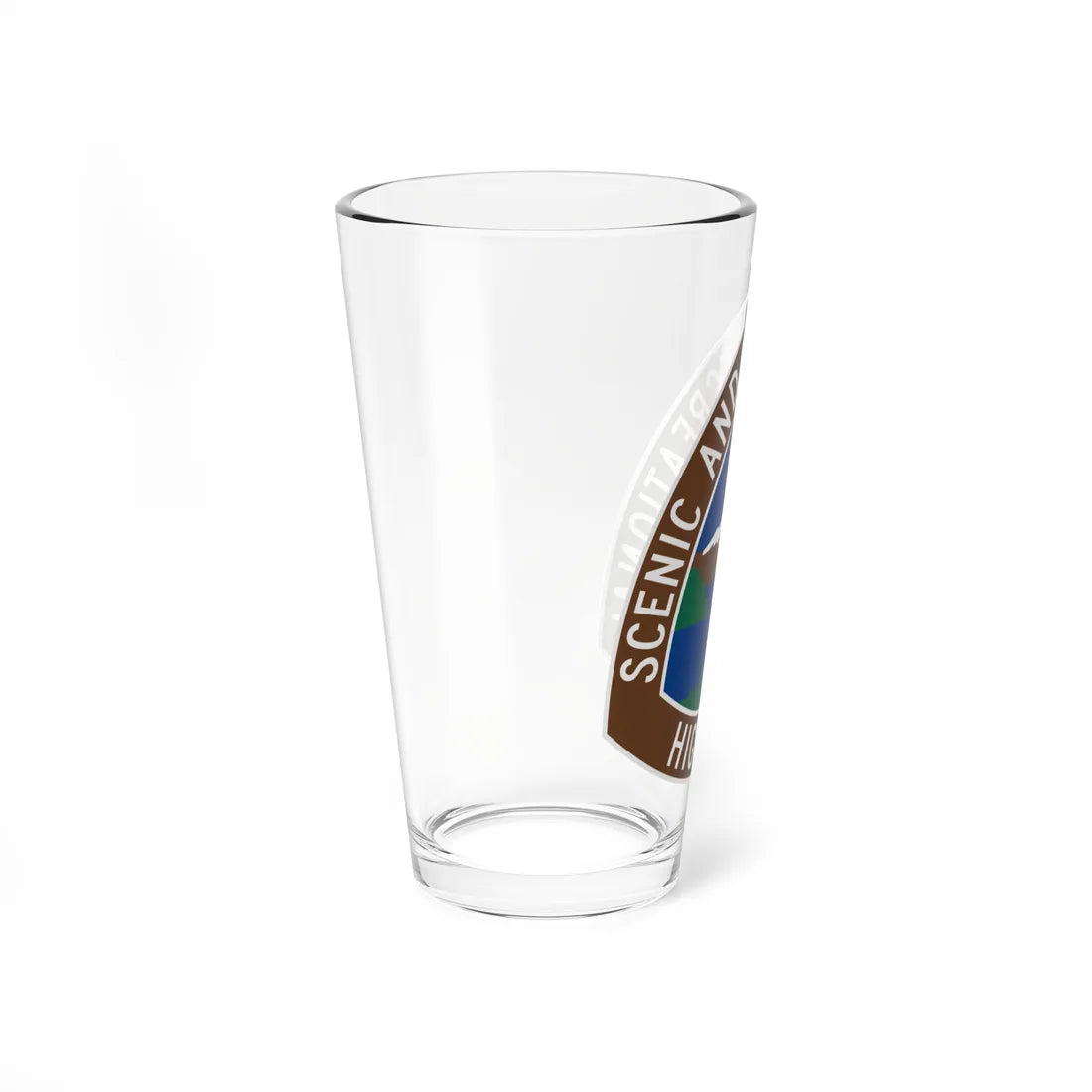 WA Scenic and Recreational Highway (Washington) (Road Sign) Pint Glss 16oz - Go Mug Yourself