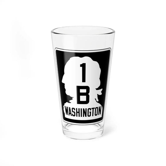 WA-SSH1-B (Washington) (Road Sign) Pint Glass 16oz 16oz - Go Mug Yourself