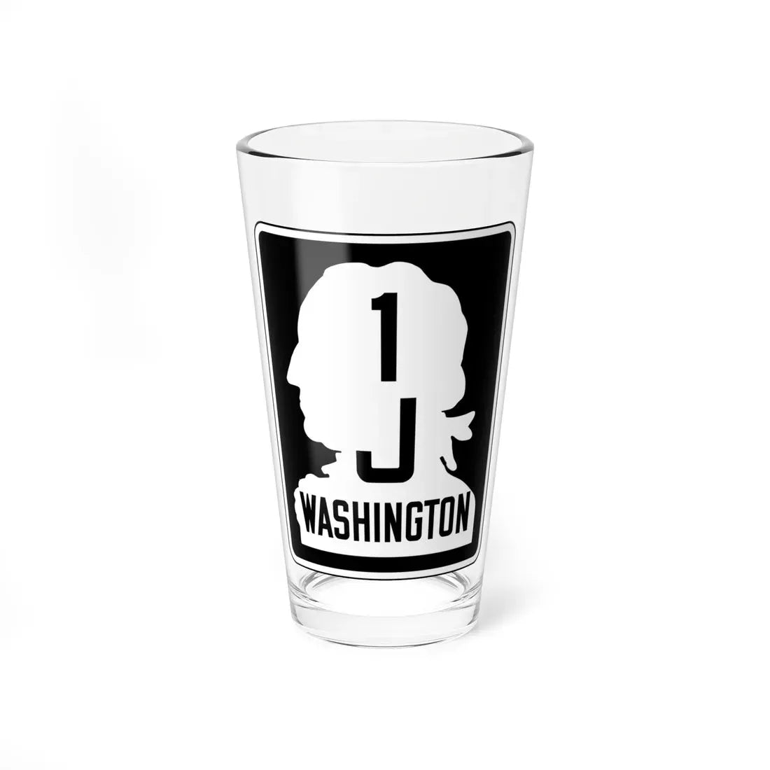 WA-SSH1-J (Washington) (Road Sign) Pint Glass 16oz 16oz - Go Mug Yourself