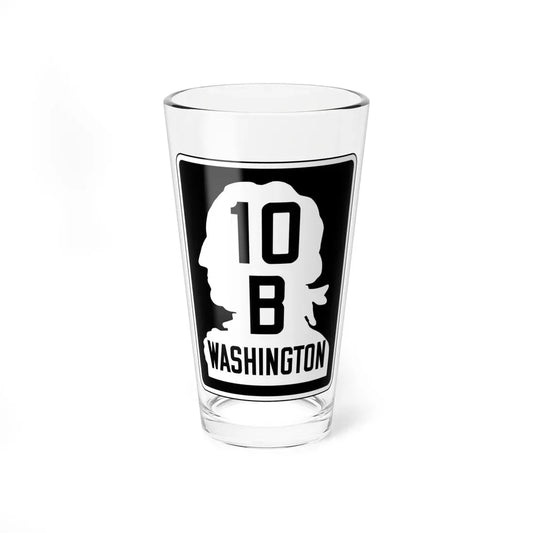 WA-SSH10-B (Washington) (Road Sign) Pint Glass 16oz 16oz - Go Mug Yourself