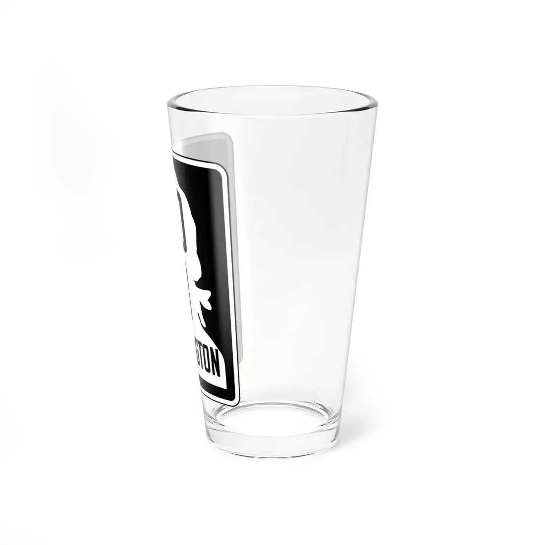 WA-SSH10-B (Washington) (Road Sign) Pint Glass 16oz - Go Mug Yourself