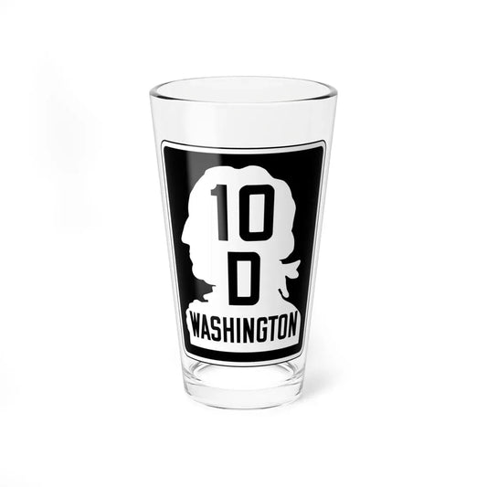 WA-SSH10-D (Washington) (Road Sign) Pint Glass 16oz 16oz - Go Mug Yourself