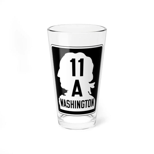 WA-SSH11-A (Washington) (Road Sign) Pint Glass 16oz 16oz - Go Mug Yourself