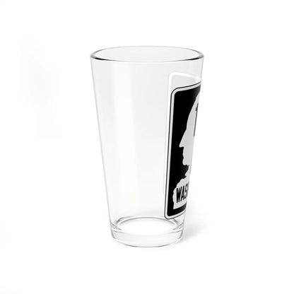 WA-SSH15-A (Washington) (Road Sign) Pint Glss 16oz - Go Mug Yourself