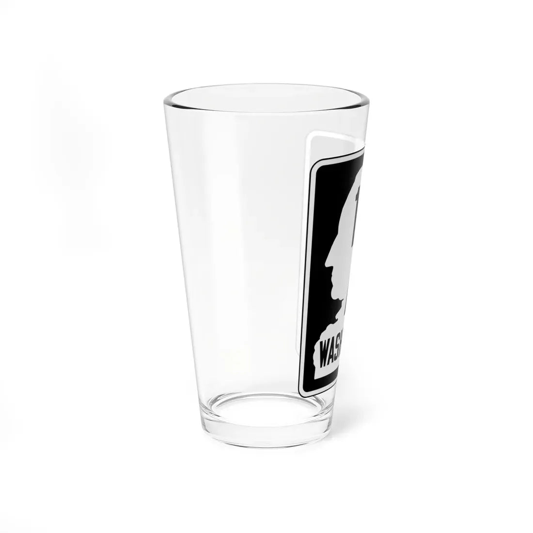 WA-SSH17-A (Washington) (Road Sign) Pint Glass 16oz - Go Mug Yourself