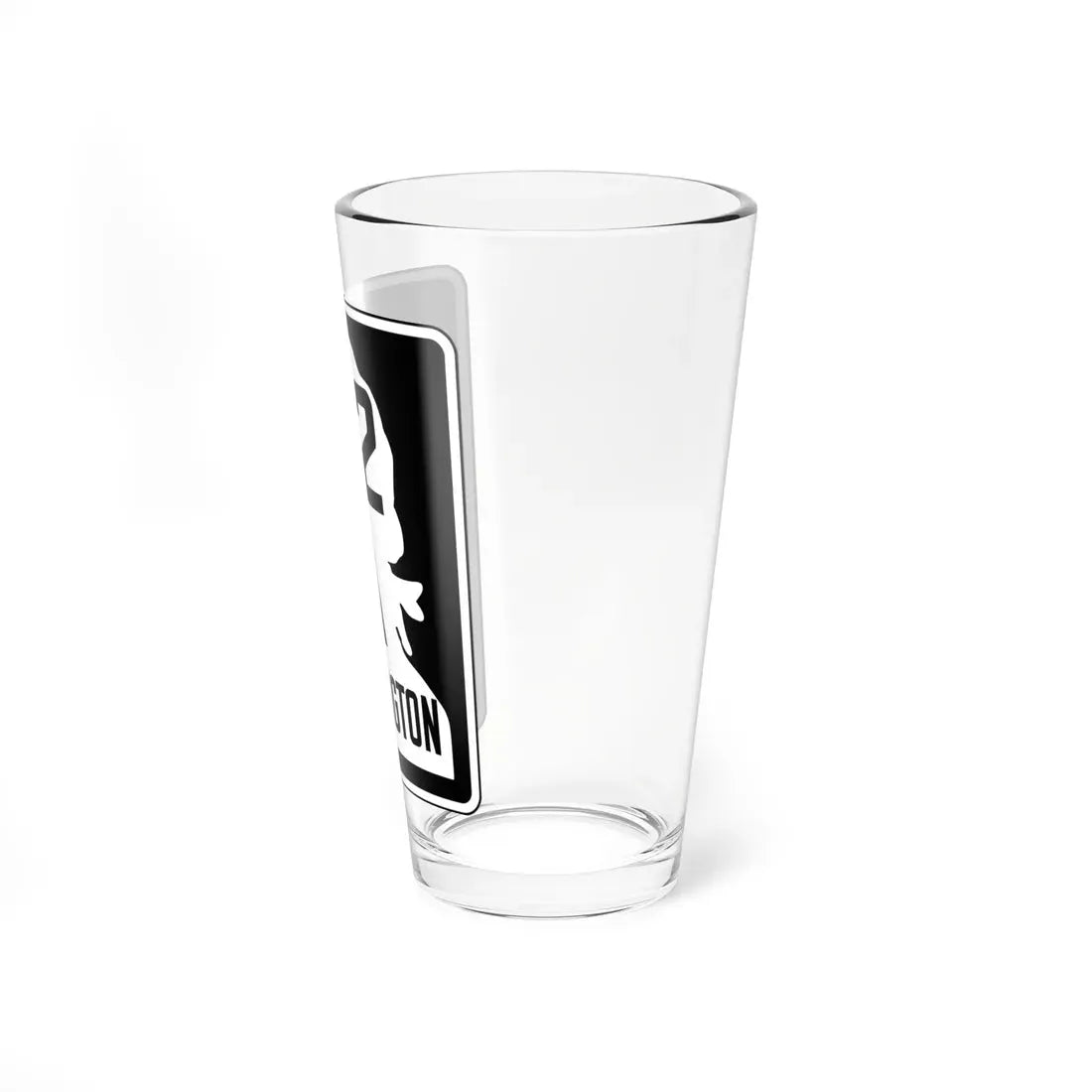 WA-SSH22-A (Washington) (Road Sign) Pint Glass 16oz - Go Mug Yourself