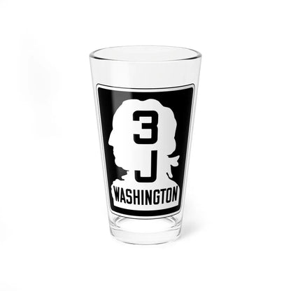 WA-SSH3-J (Washington) (Road Sign) Pint Glass 16oz 16oz - Go Mug Yourself