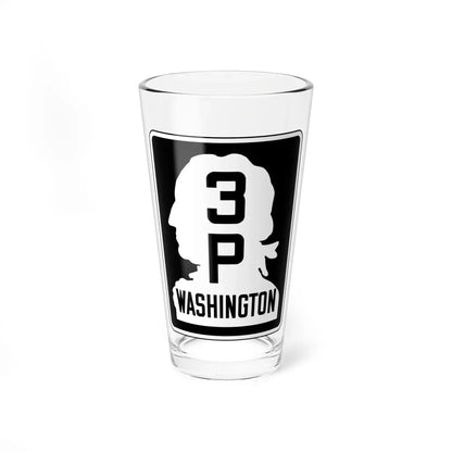 WA-SSH3-P (Washington) (Road Sign) Pint Glass 16oz 16oz - Go Mug Yourself