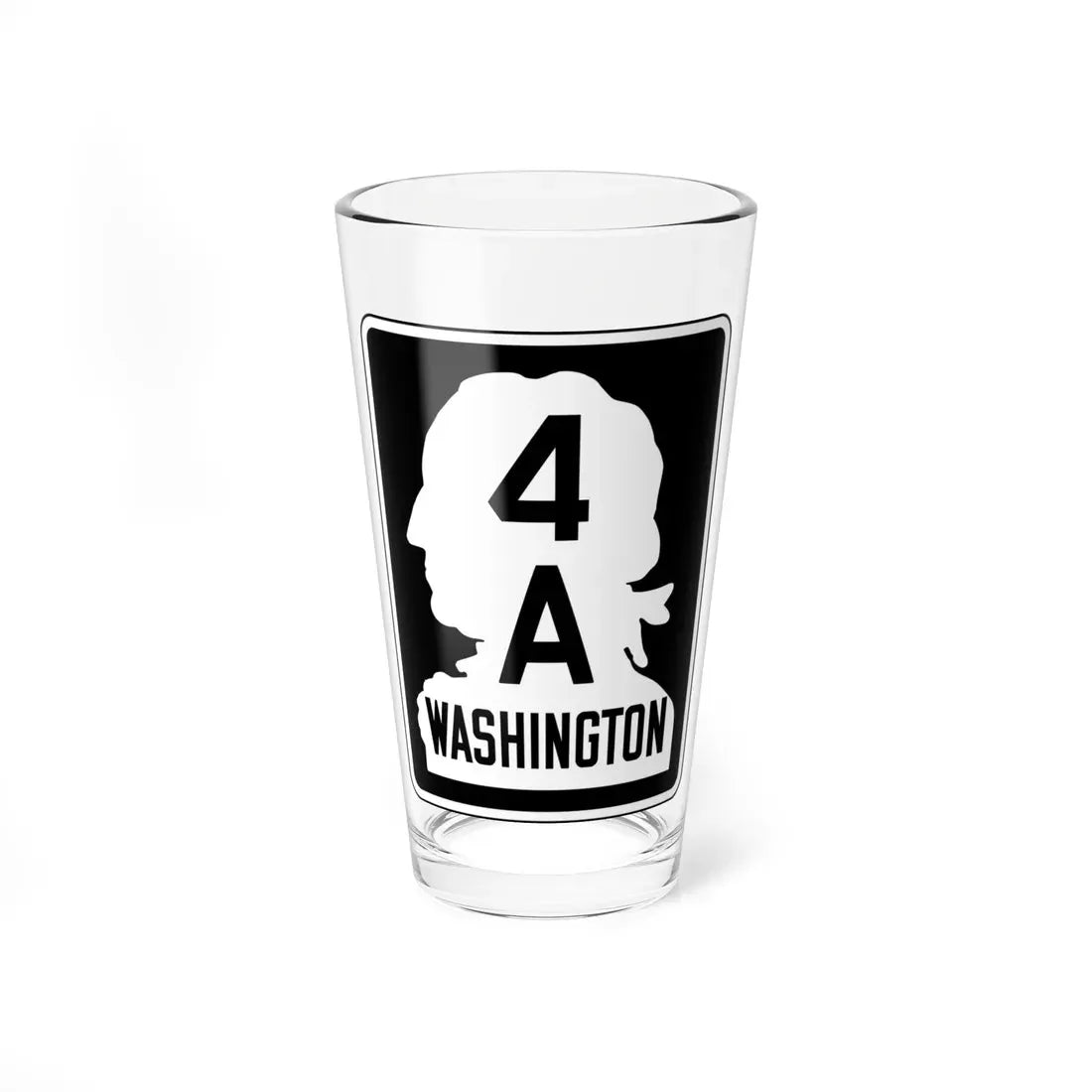 WA-SSH4-A (Washington) (Road Sign) Pint Glass 16oz 16oz - Go Mug Yourself