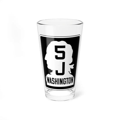 WA-SSH5-J (Washington) (Road Sign) Pint Glass 16oz 16oz - Go Mug Yourself