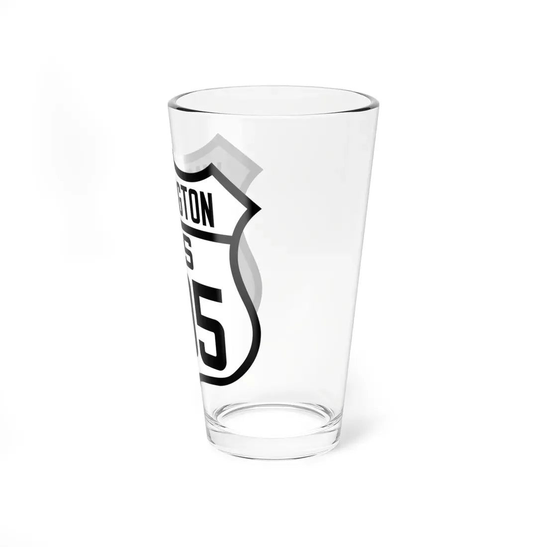 WA-US295 (Washington) (Road Sign) Pint Glass 16oz - Go Mug Yourself