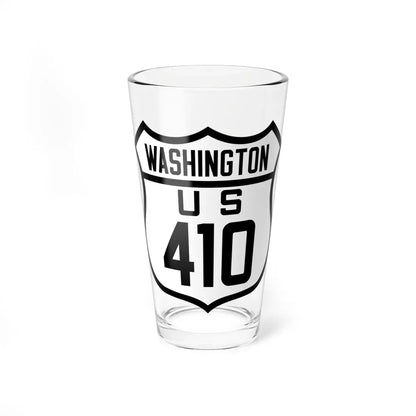 WA-US410 (Washington) (Road Sign) Pint Glass 16oz 16oz - Go Mug Yourself