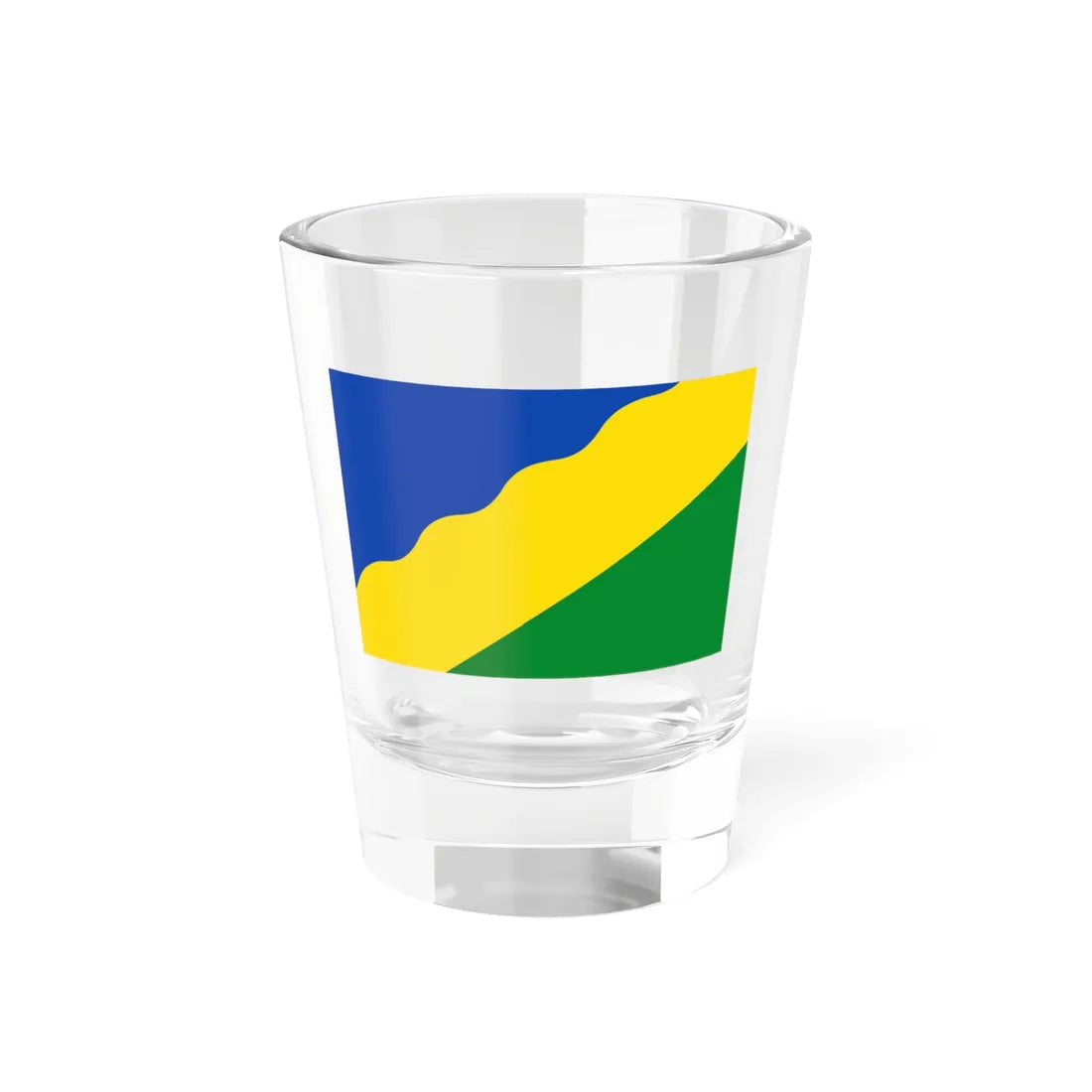 Waadhoeke vlag (Netherlands) Shot Glass 1.5oz 1.5oz - Go Mug Yourself