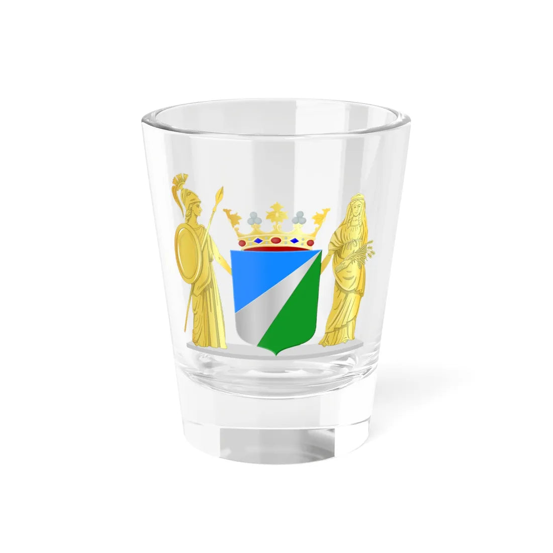 Waadhoeke wapen (Netherlands) (Coat of Arms) Shot Glass 1.5oz 1.5oz - Go Mug Yourself