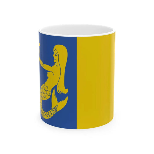 Waasmunster vlag (Belgium) White Coffee Mug 11oz - Go Mug Yourself