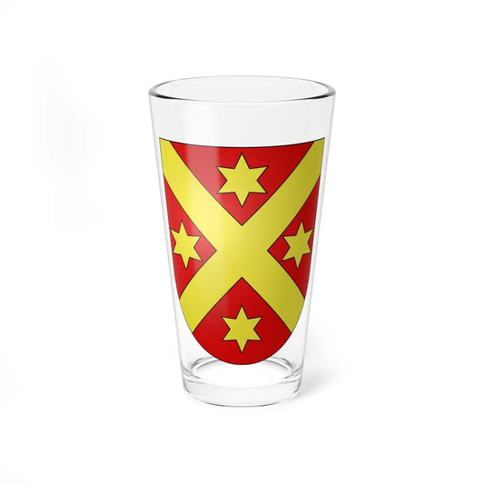 Wabern-coat of arms (Switzerland) (Coat of Arms) Pint Glass 16oz 16oz - Go Mug Yourself