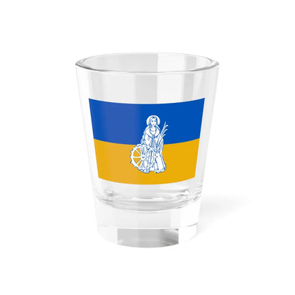 Wachtebeke vlag (Belgium) Shot Glass 1.5oz 1.5oz - Go Mug Yourself