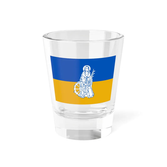 Wachtebeke vlag (Belgium) Shot Glass 1.5oz 1.5oz - Go Mug Yourself