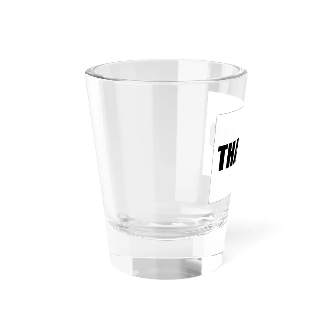 WADA - White flag with Thailand text (Thailand) Shot Glass 1.5oz - Go Mug Yourself