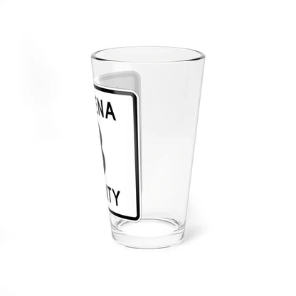 Wadena County 8 MN (Minnesota) (Road Sign) Pint Glass 16oz - Go Mug Yourself