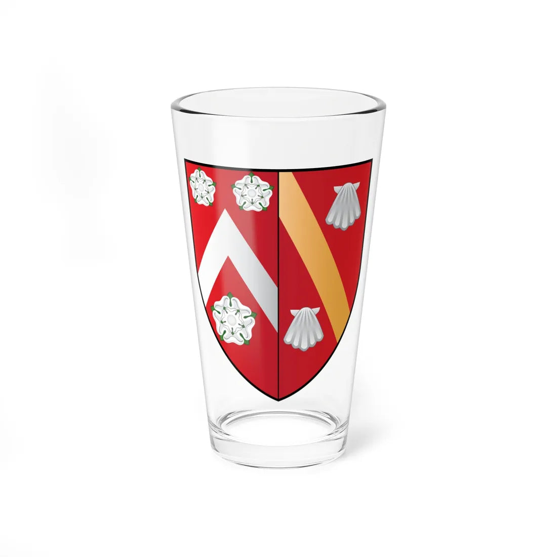 Wadham College Oxford Coat Of Arms (England) (Coat of Arms) Pint Glass 16oz 16oz - Go Mug Yourself