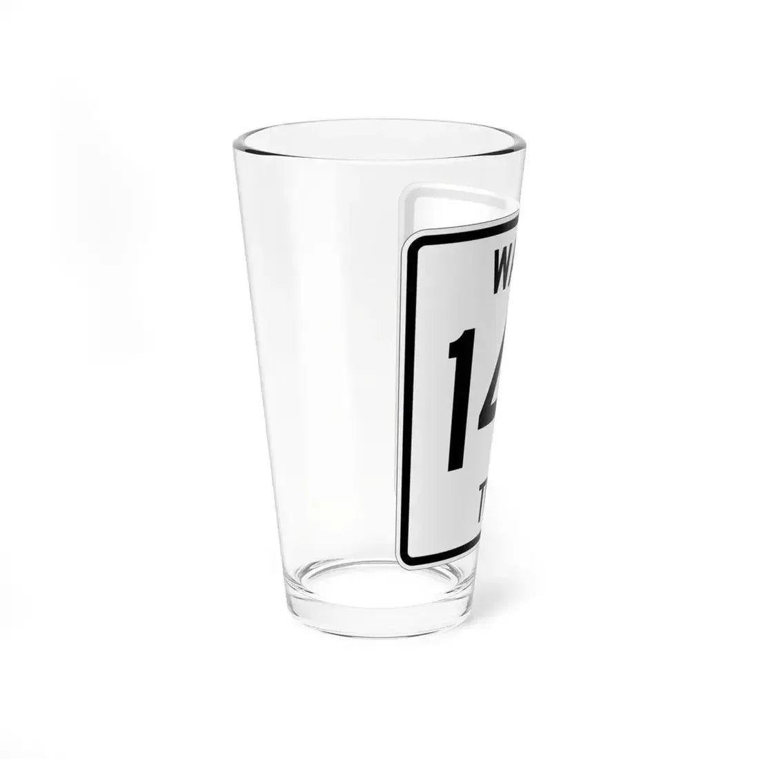 Wadsworth Township Route 144 Medina County Ohio (Ohio) (Road Sign) Pint Glass 16oz - Go Mug Yourself