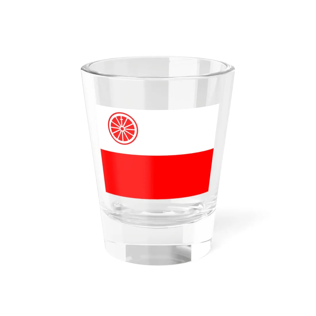 Wageningen vlag (Netherlands) Shot Glass 1.5oz 1.5oz - Go Mug Yourself