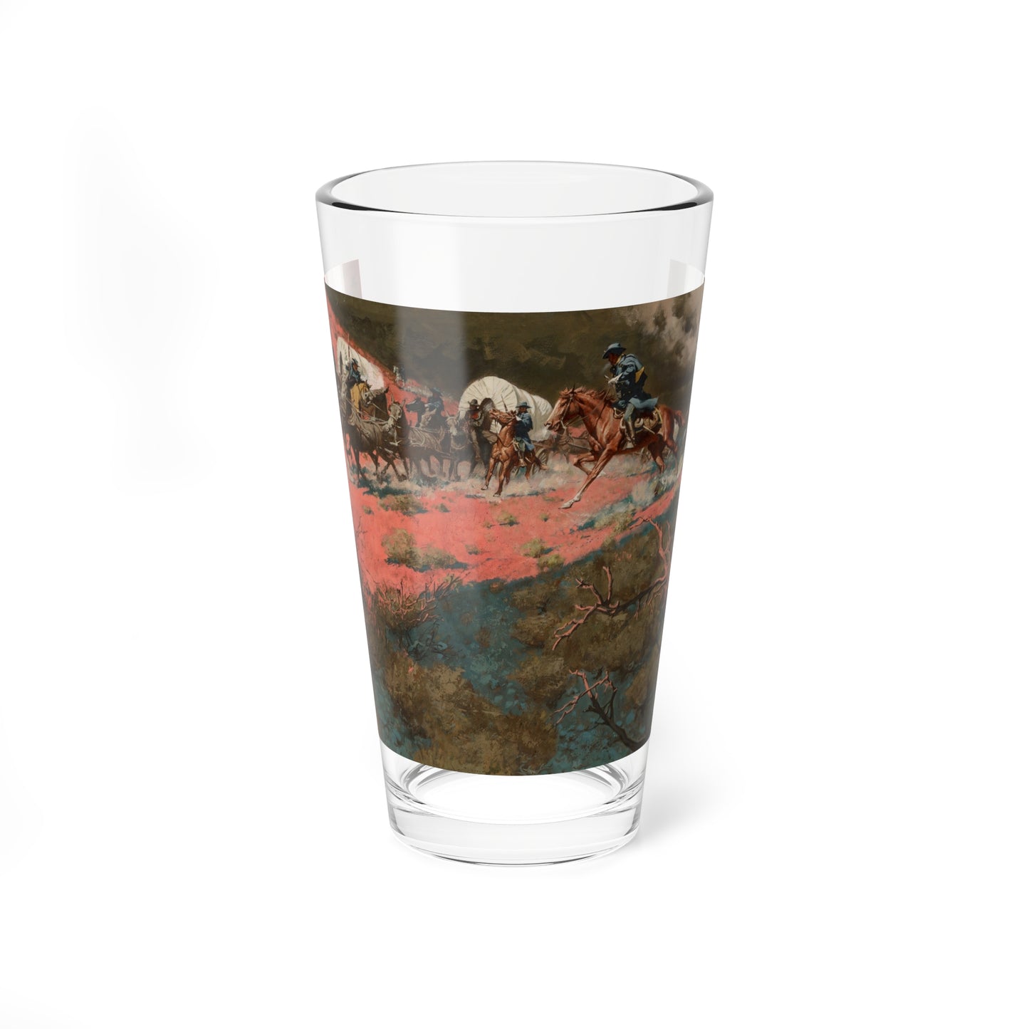 Wagon Trail, 1955 - Pint Glass 16oz-16oz-Go Mug Yourself