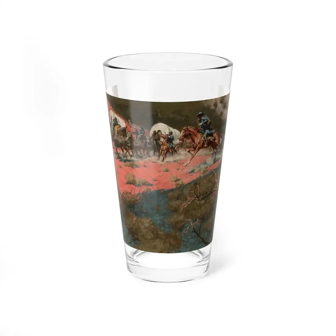 Wagon Trail, 1955 - Pint Glass 16oz 16oz - Go Mug Yourself