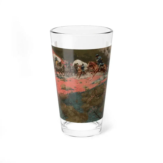 Wagon Trail, 1955 - Pint Glass 16oz 16oz - Go Mug Yourself