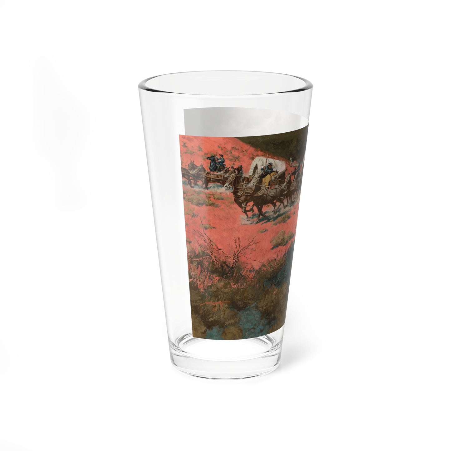 Wagon Trail, 1955 - Pint Glass 16oz-Go Mug Yourself